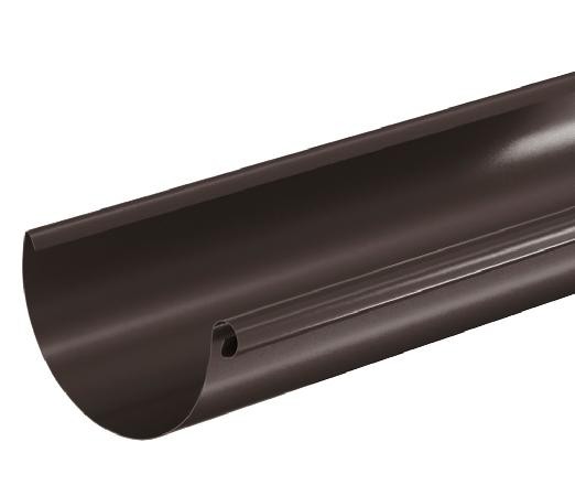 Водосток Aquasistem, система 150/100 - Водосточный желоб 3.00м RR 32 Тёмно Коричневый купить в Иваново