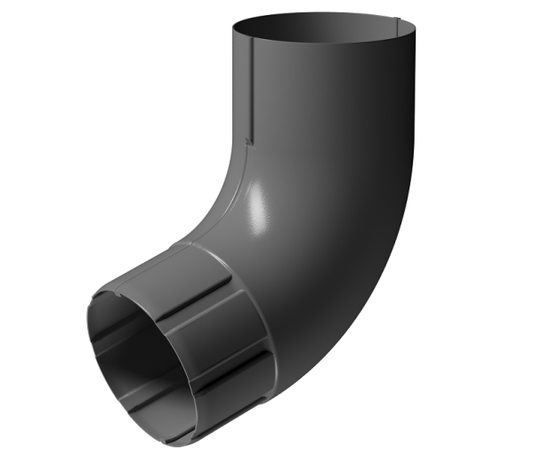 Колено 72° D90 Döcke STAL PREMIUM Графит, (RAL 7024) купить в Иваново