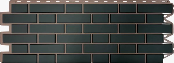 Фасадная панель Альта-Профиль, Кирпич Клинкерный, Графит купить в Иваново