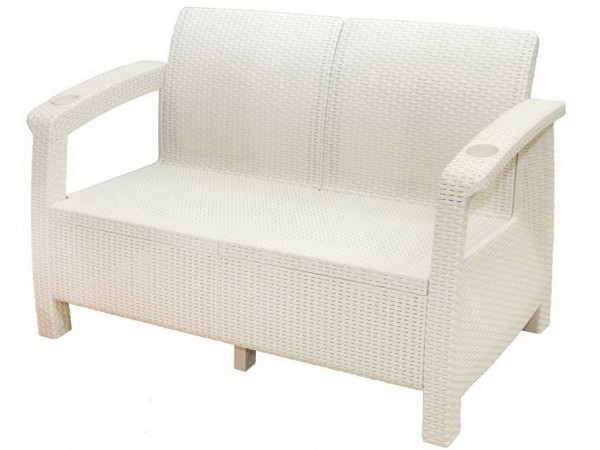 Двухместный диван Yalta Sofa Seаt белый купить в Иваново