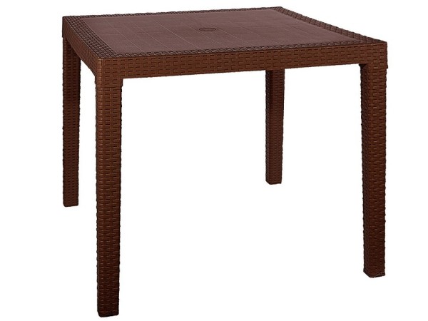 Стол квадратный FIJI Quatro Table Коричневый купить в Иваново