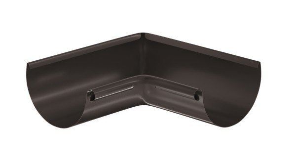 Водосток Aquasistem, система 125x90 - Угол желоба, внутренний 90° RR 32 Тёмно-Коричневый купить в Иваново