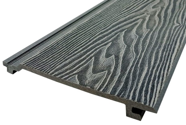 Сайдинг Darvolex 185x19x3000мм, 3D тиснение Серый купить в Иваново