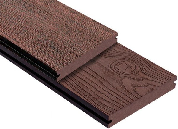 Террасная доска ДПК Outdoor 3D полнотелая STORM/OCEAN BROWN коричневая микс купить в Иваново