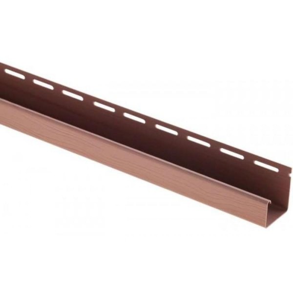 J-профиль Люкс Крашенный, T-15, ВН, Красно-коричневый купить в Иваново