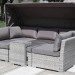 Диван-Трансформер AFINA плетеный из иск. ротанга AFM-320G Grey купить в Иваново