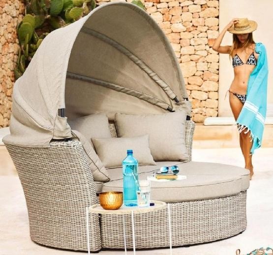 Диван-Трансформер AFINA плетеный из иск. ротанга AFM-325 Beige купить в Иваново