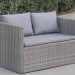 Диван-Трансформер AFINA плетеный из иск. ротанга S330G-W78 Grey купить в Иваново