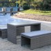 Диван-Трансформер AFINA плетеный из иск. ротанга S330G-W78 Grey купить в Иваново