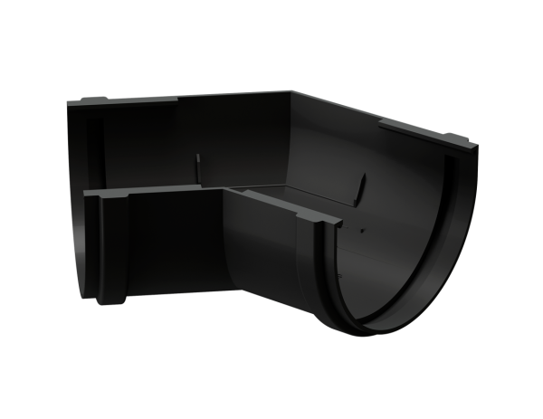 Угол желоба универсал 135˚ Docke Premium ПВХ - Карбон купить в Иваново