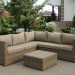 Комплект мебели AFINA плетеной из иск. ротанга YR825B Beige купить в Иваново