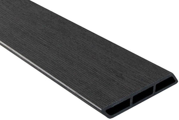 Доска Ромбус 3D ДПК Outdoor STORM BLACK черная купить в Иваново