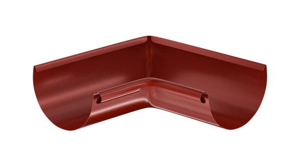 Водосток Aquasistem, система 125x90 - Угол желоба, внутренний 90° RR 29 Бургундский купить в Иваново