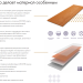 Фибросайдинг DECOVER 3600 x 190 x 8 мм Caramel купить в Иваново