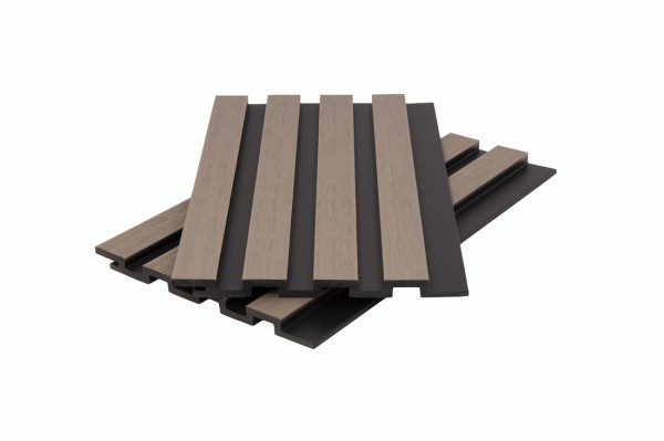 Стеновая панель брусковая двухцветная co-extrusion, snow mix купить в Иваново