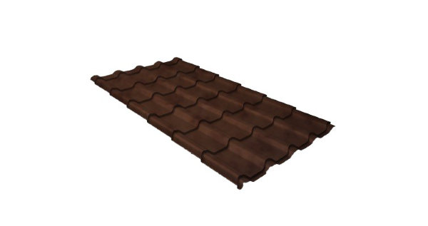 Металлочерепица камея GL 0,5 Safari Twincolor Brown купить в Иваново