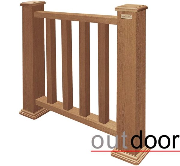 Ограждение из ДПК Outdoor Классик 3D STORM дуб купить в Иваново