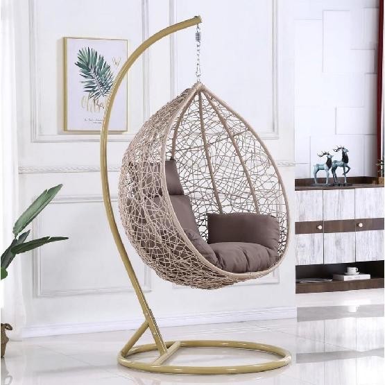 Кресло Подвесное из искусственного ротанга AFM-169A-LB Beige купить в Иваново