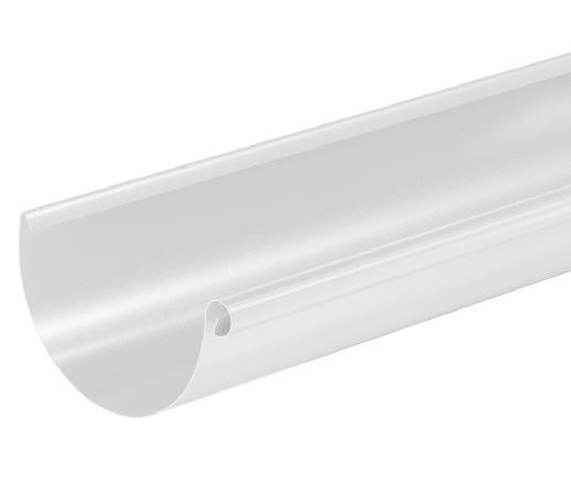 Водосток Aquasistem, система 125x90 - Водосточный желоб 3.00м RR 20 Белый купить в Иваново