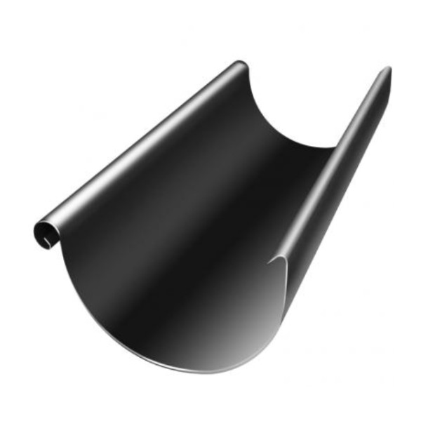 Водосток Grand Line 125x90 – Желоб 3м RAL 9005 купить в Иваново