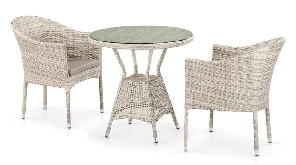 Комплект плетеной мебели AFINA из иск. ротанга T705ANT/Y350-W85 Latte 2Pcs купить в Иваново