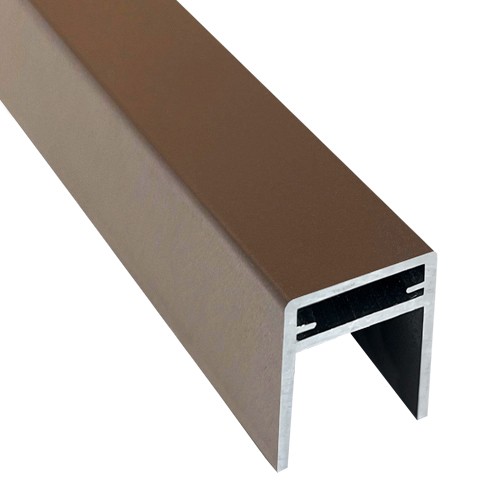 П-профиль Алюминиевый EasyDecking 35x25 Венге купить в Иваново
