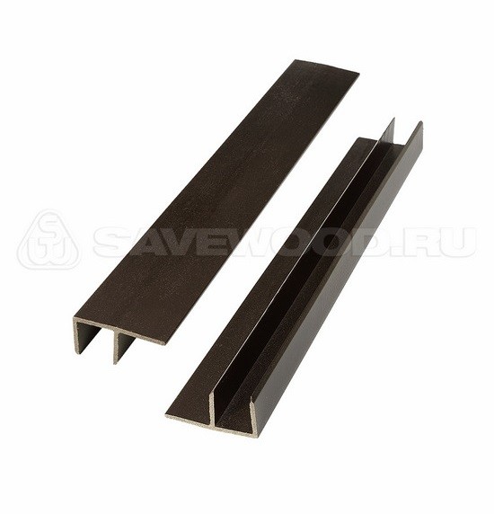 F-профиль ДПК Savewood – Тёмно-коричневый купить в Иваново