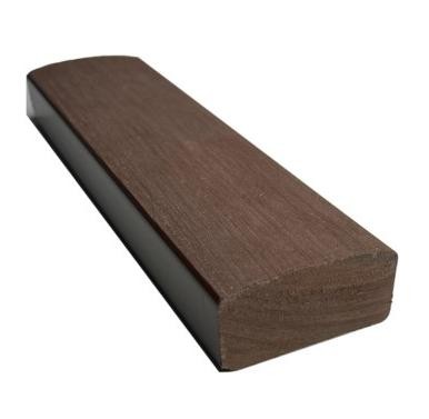 Лавочный брус Ecodecking Некст полнотелый брашированный 70х35 шоколад купить в Иваново