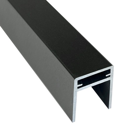 П-профиль Алюминиевый EasyDecking 35x25 Черное дерево купить в Иваново