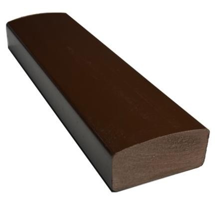 Лавочный брус Ecodecking Некст полнотелый глянцевый 70х35 шоколад купить в Иваново