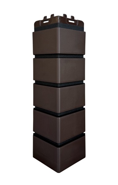 Угол Grand Line клинкерный кирпич ПРЕМИУМ Шоколадный (шов RAL 9005) купить в Иваново