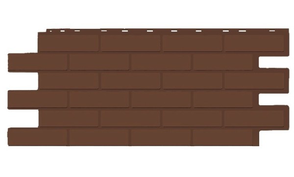 Фасадная панель T-Siding Кирпич Модерн Эко Браун купить в Иваново