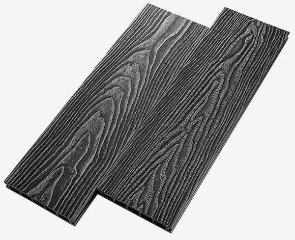 Террасная доска из ДПК RusDecking Unodeck Vintage - Графит купить в Иваново