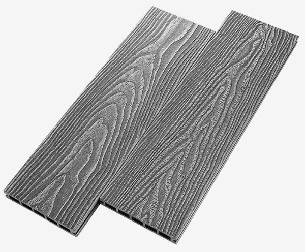 Террасная доска из ДПК RusDecking Unodeck Vintage - Серый купить в Иваново