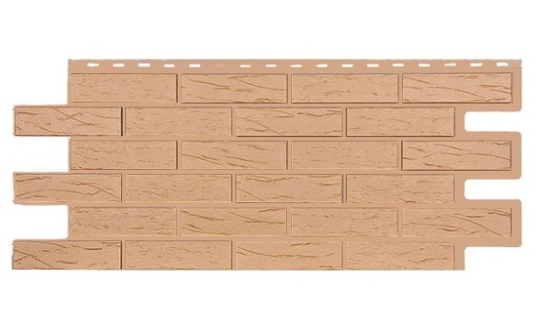 Фасадная панель T-Siding Кирпич Саман Эко Крем купить в Иваново